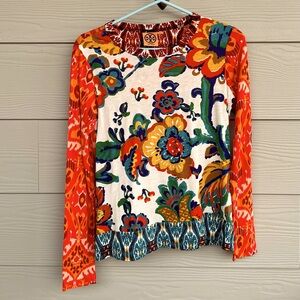 Tory Burch Ikat Print Top NWOT